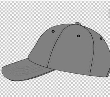 Grey Baseball Cap